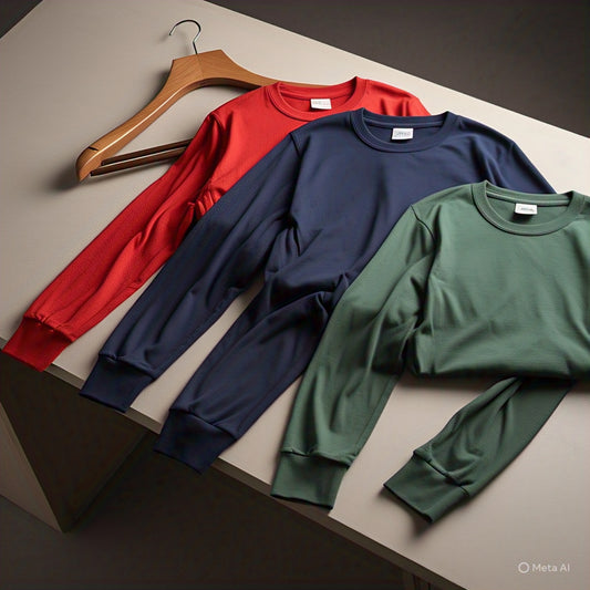 Long Sleeve Plain T-shirt