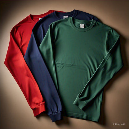 Long Sleeve Plain T-shirt