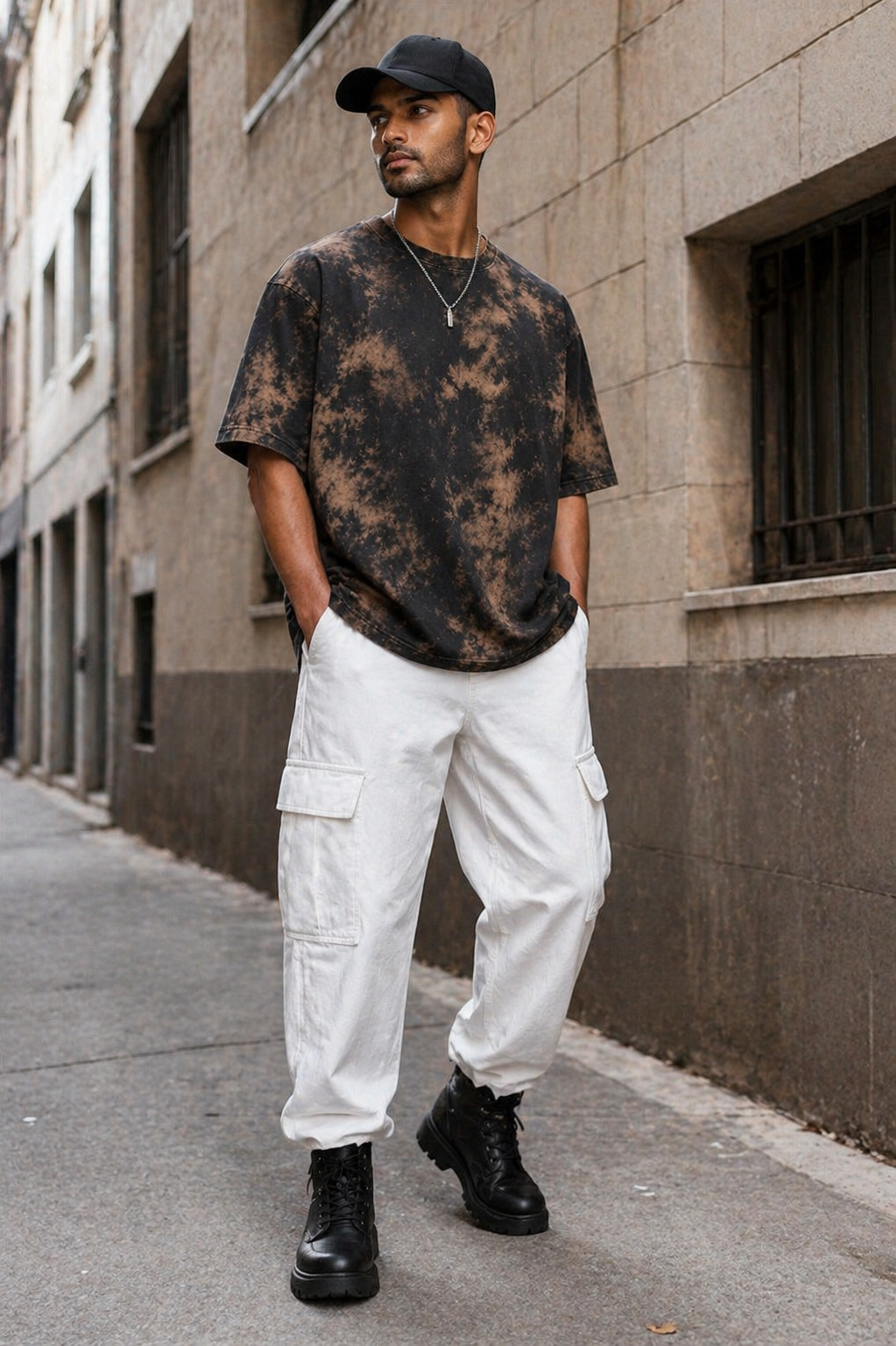 Shadow Wash Oversized Tee