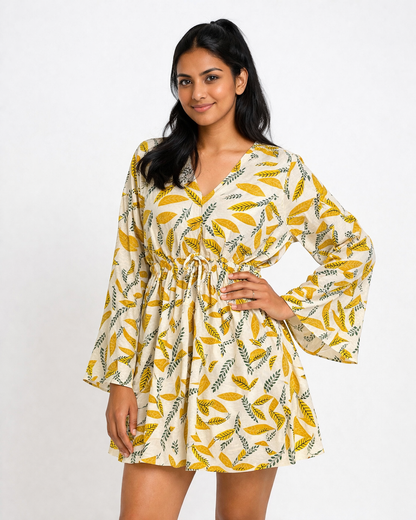 Golden Leaf Breeze Dress
