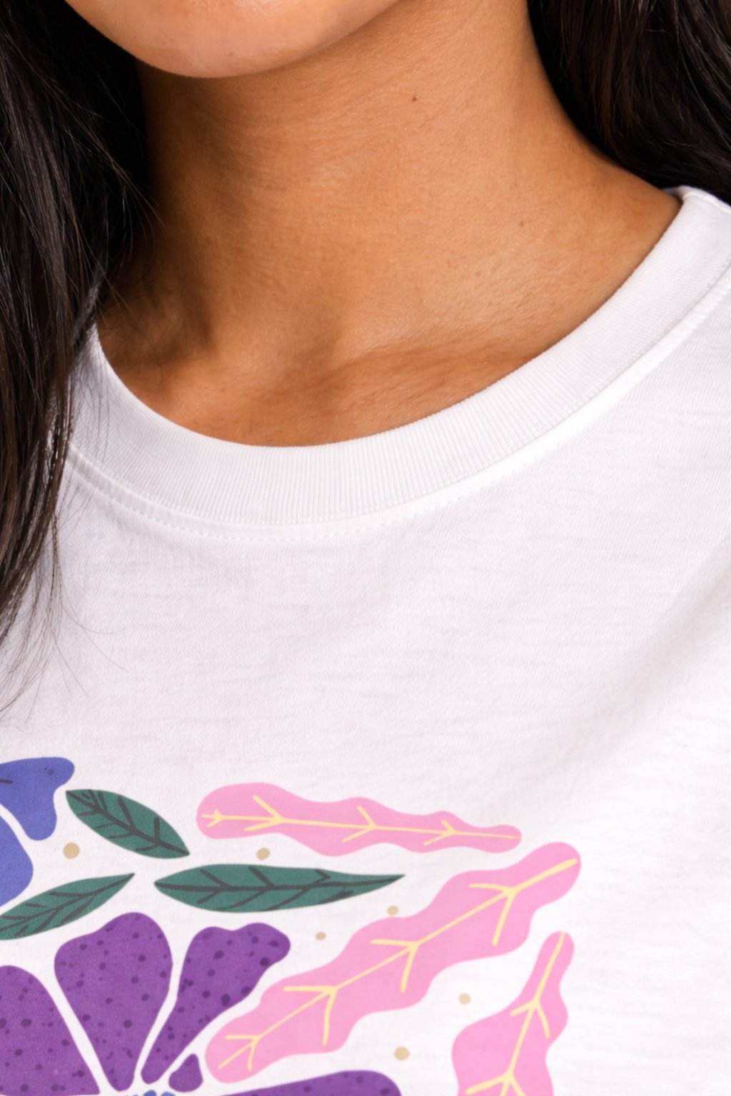 Lavender Bloom Oversized Tee