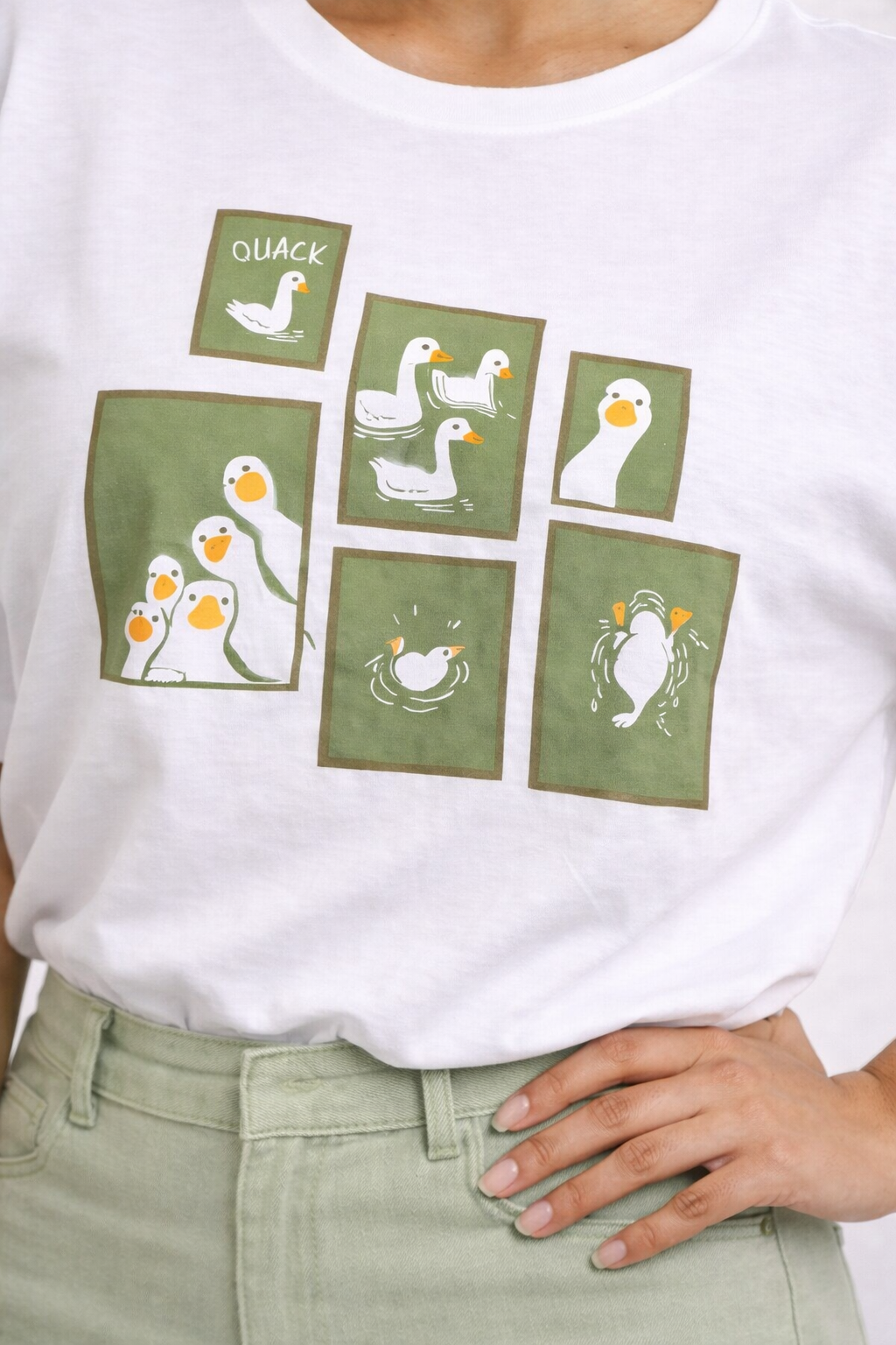 Quack Gallery Oversized Tee