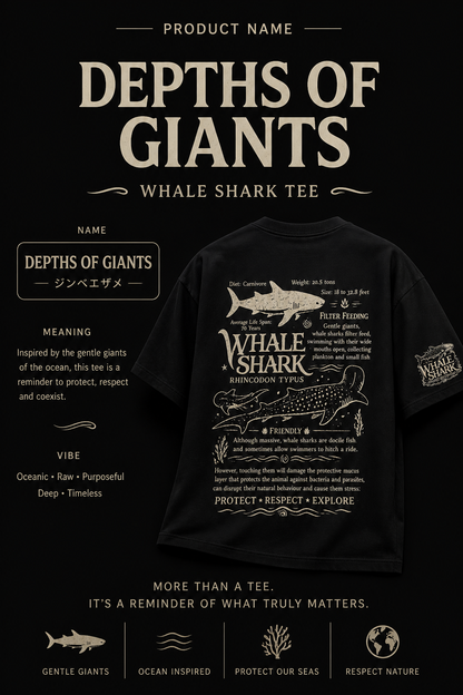Whale Shark oversized Tee