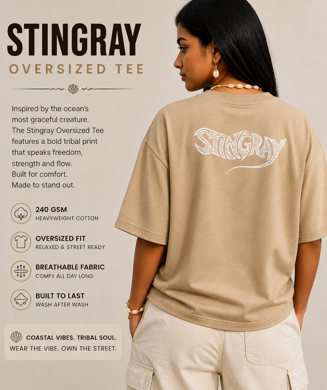 Stingray Oversized Tee