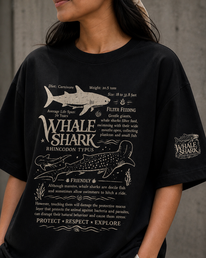 Whale Shark oversized Tee