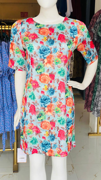Royan Floral Shift Dress