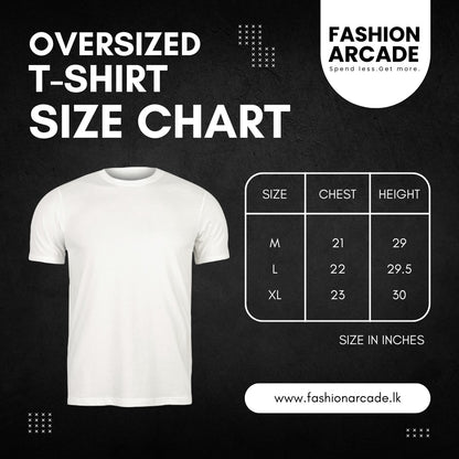 Oversized Tee – Maroon