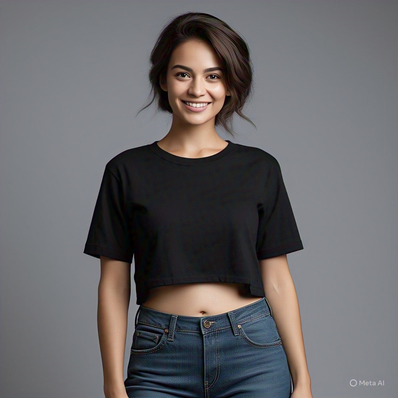 Crop Top  – Black