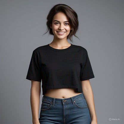 Crop Top  – Black